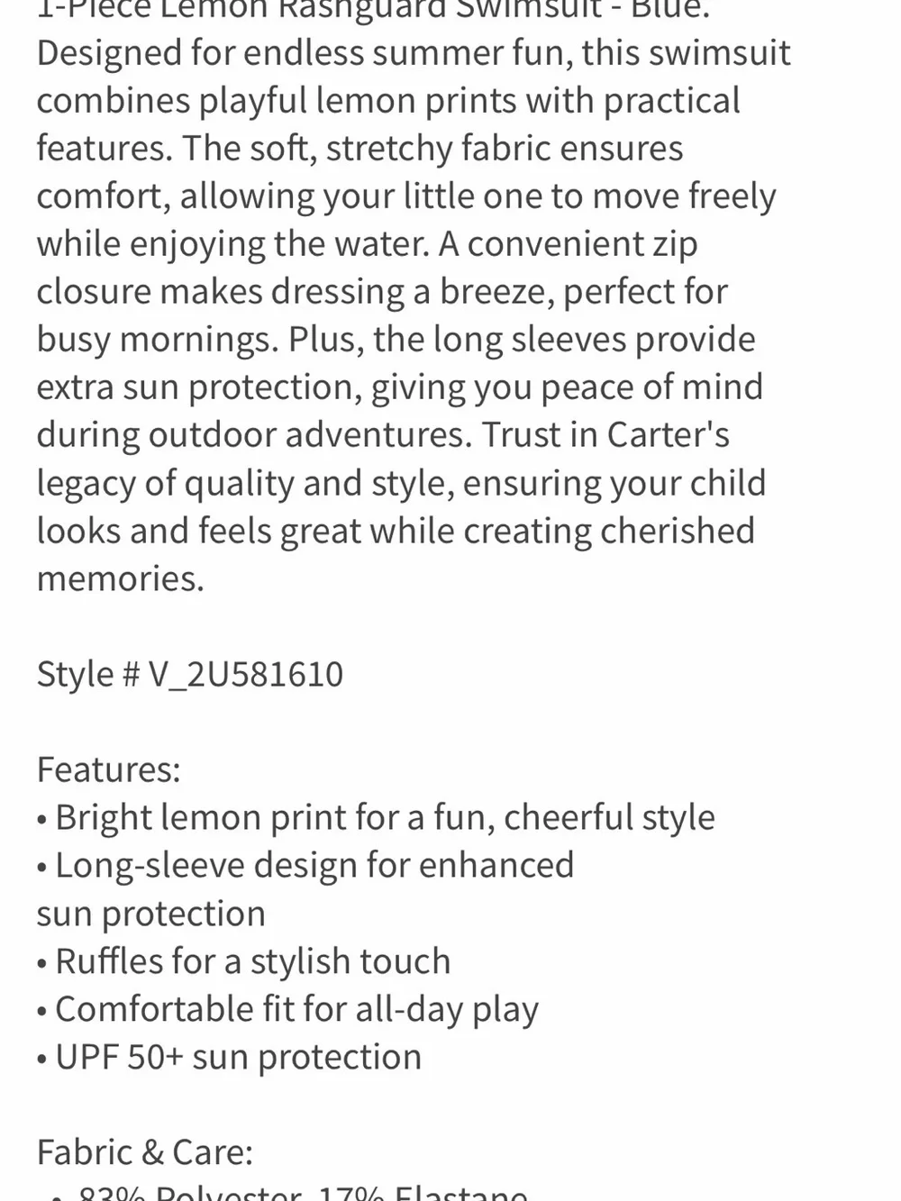 Carters excellent used